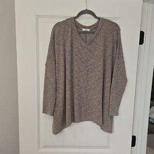 Cherish Taupe Knit Sweater